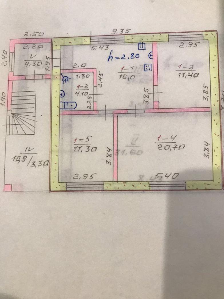 Срочно продам дом!Новая Водолага 2009 г. п. ракушняк+кирпич, s=138,4 м 2,3  уровня, h=2,80 м, под чистовую отделку - Код 0343533